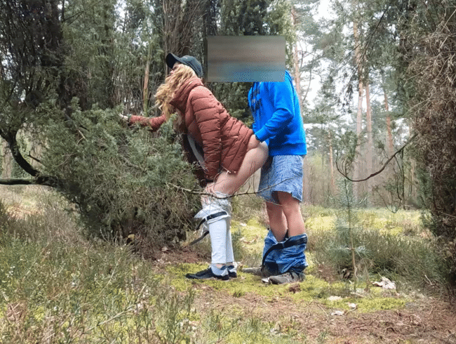 Mein erster Outdoorfick mit Gesichtsbesamung ohne Maske