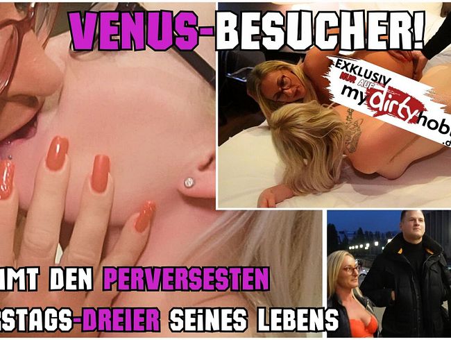 VENUS BESUCHER!! ER bekommt den PERVERSESTEN GEBURSTAGS-DREIER SEINES LEBENS! FFM